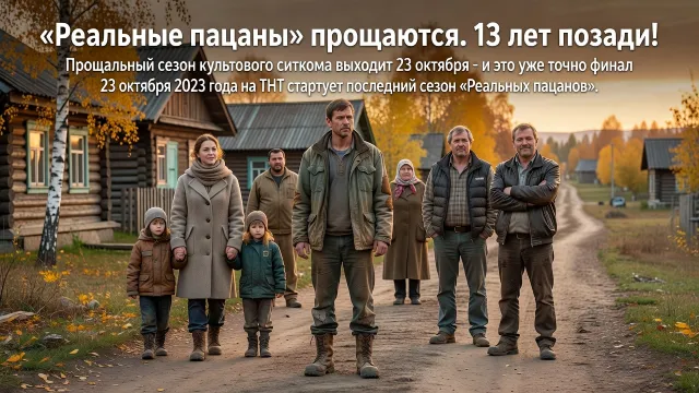 «Реальные пацаны» прощаются. 13 лет позади!